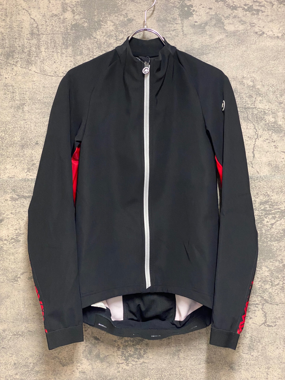 JQ078 アソス ASSOS MILLE GT JACKET WINTER サイクルジャケット 黒赤 M