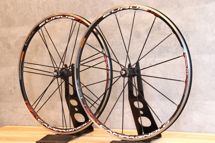 カンパニョーロ CAMPAGNOLO ユーラス EURUS 2WAY-FIT シマノ 10S アルミ チューブレス ホイールセット 【さいたま浦和店】