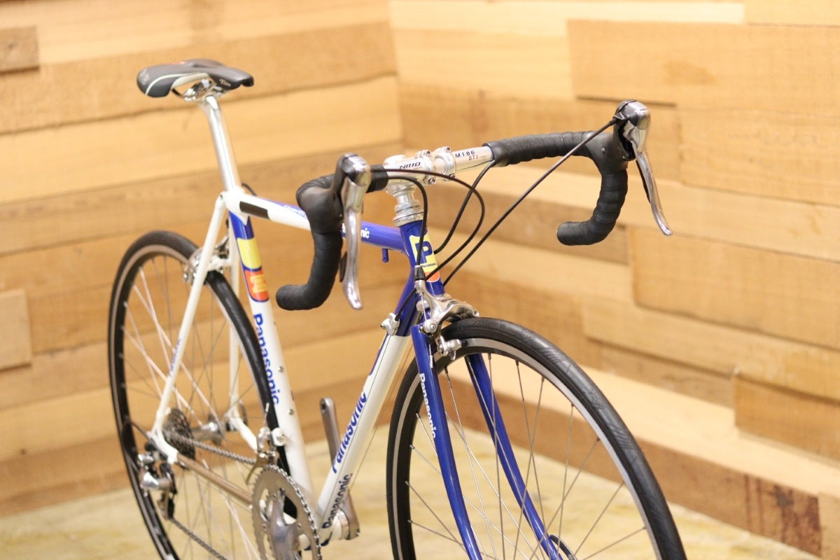 パナソニック　クロモリ　ロードバイク Panasonic パナソニック クロモリ ロードバイク 10速