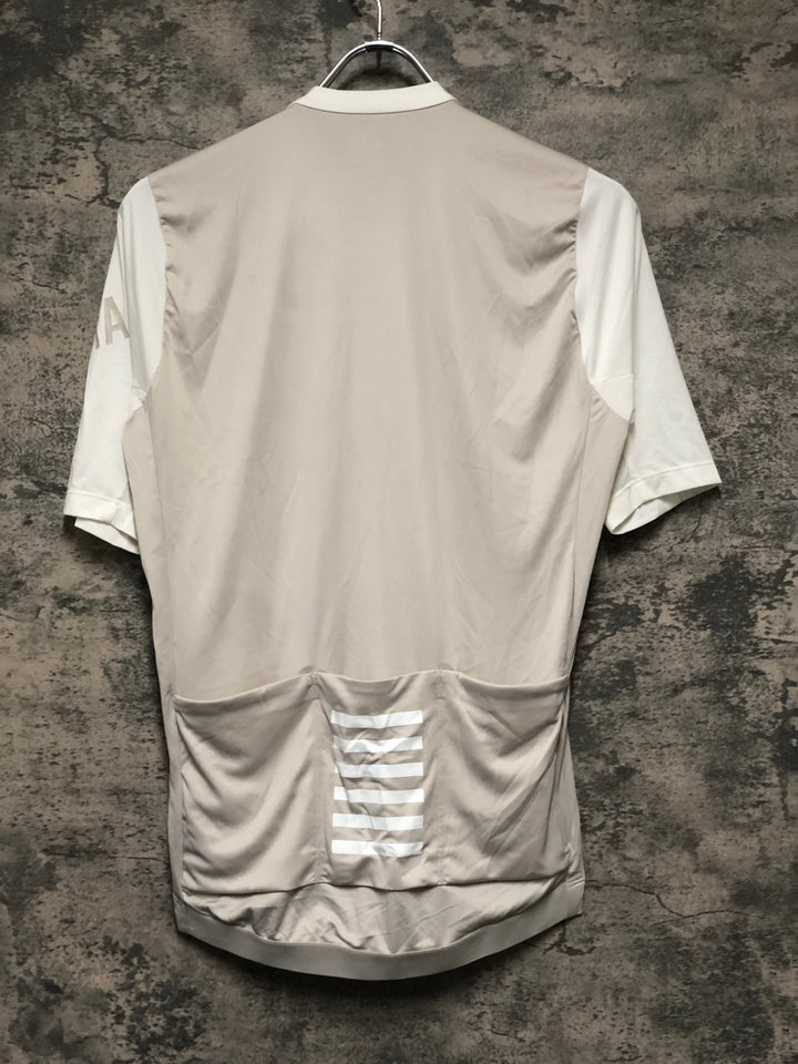 KM136 ラファ Rapha PRO TEAM JERSEY 半袖 サイクルジャージ 白 L
