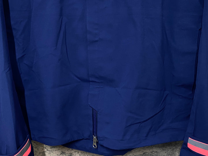 KA189 ラファ Rapha HOODED RAIN JACKET 長袖 レインジャケット 濃紺 XL ※スレ大
