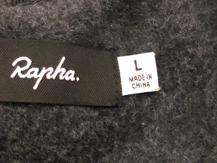 KL359 ラファ Rapha LOGO TRACK JACKET トラックジャケット グレー L 裏起毛