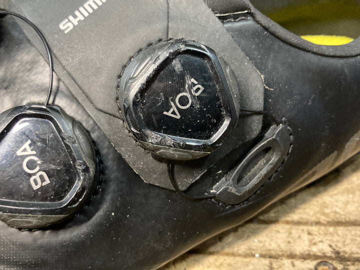 JY066 シマノ SHIMANO RC702M L01 EU43 SPD-SL ビンディングシューズ ※社外インソール