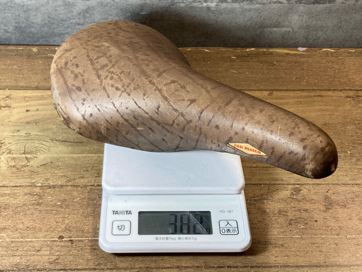 JV743 サンマルコ san marco ロールス Rolls サドル 茶 145mm スチールレール