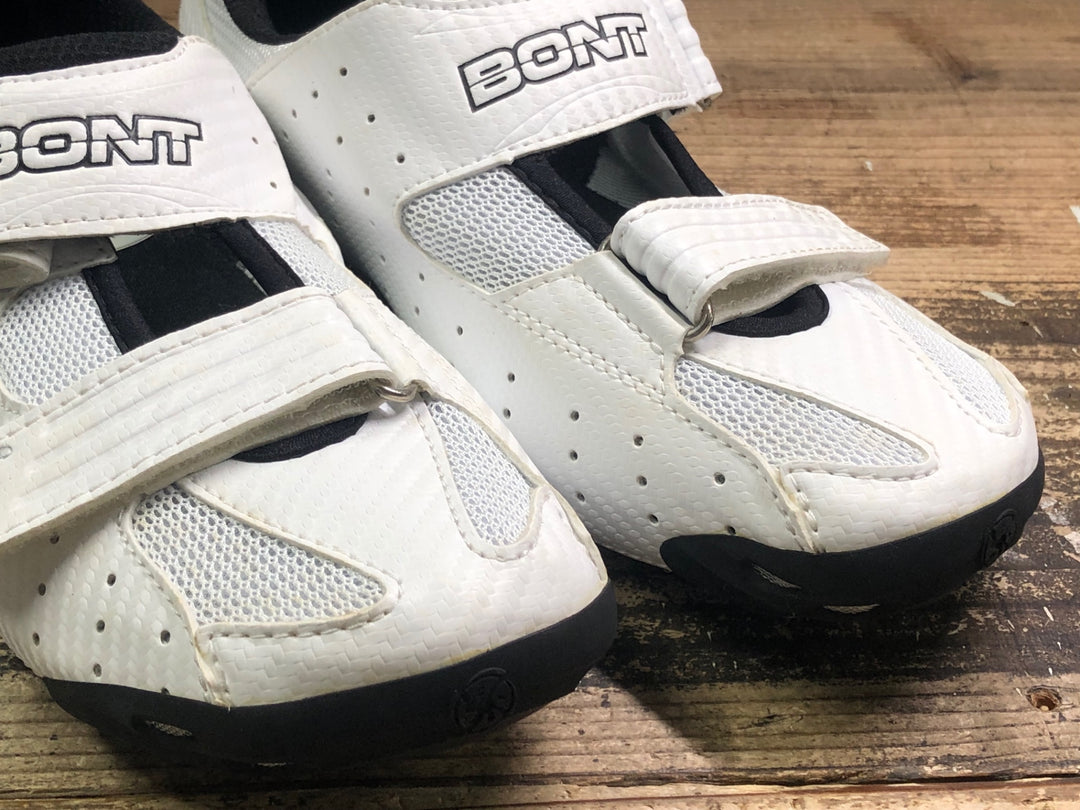 JE941 ボント BONT ライオット RIOT TR トライアスロン ビンディングシューズ EU44 ホワイト