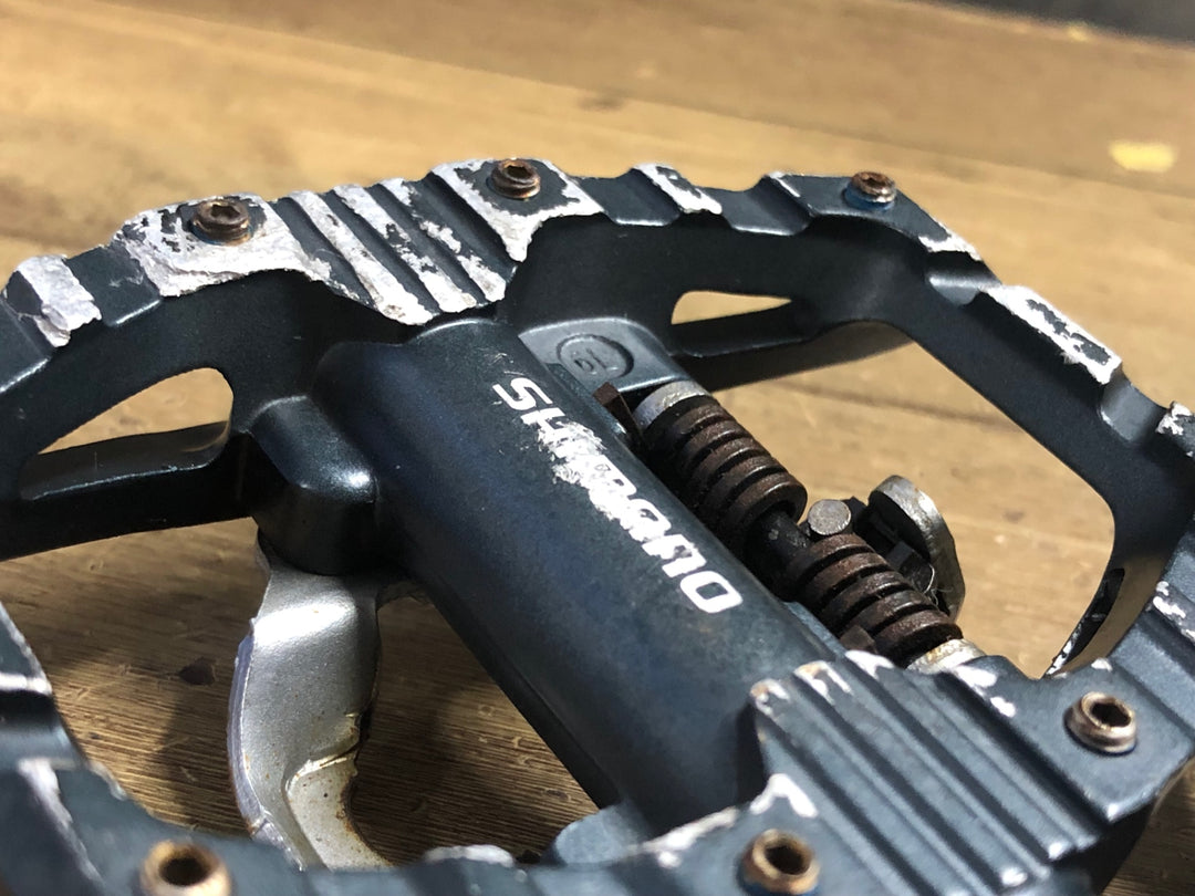 JW872 シマノ SHIMANO PD-EH500 ビンディングペダル 片面フラット SPD