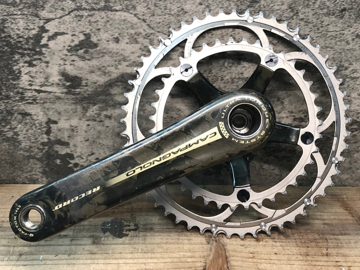 JB895 カンパニョーロ CAMPAGNOLO レコード RECORD FC7-RE293C ULTRATORQUESYSTEM カーボン クランク 172.5mm 53/39T 5H