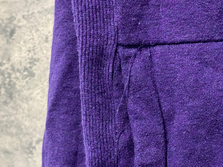 KF531 ラファ Rapha LOGO ZIP UP TRACK JACKET 長袖 サイクルジャケット 紫 M