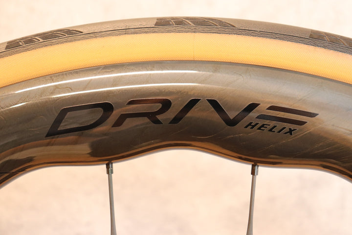 エリートホイールズ ELITEWHEELS ドライブ ヘリックス DRIVE HELIX 57D CS カーボン チューブレス ホイールセット シマノ 11S/12S 【さいたま浦和店】