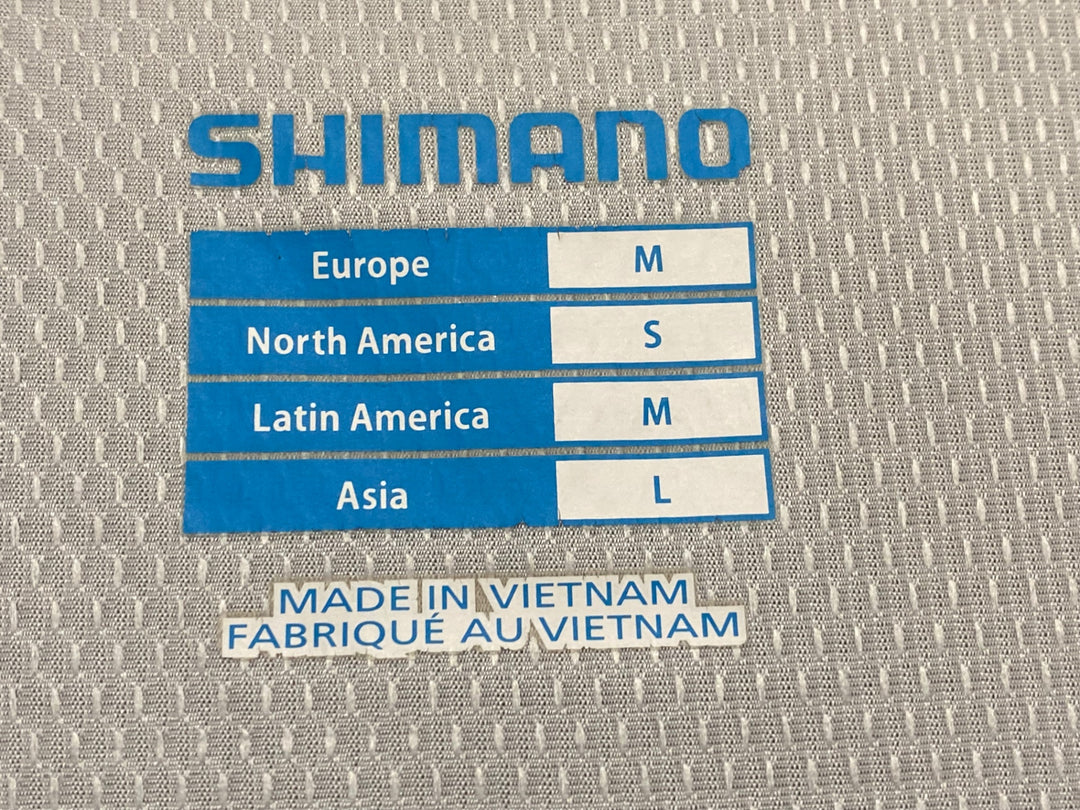 JO068 シマノ SHIMANO 半袖 サイクルジャージ 白 黒 L