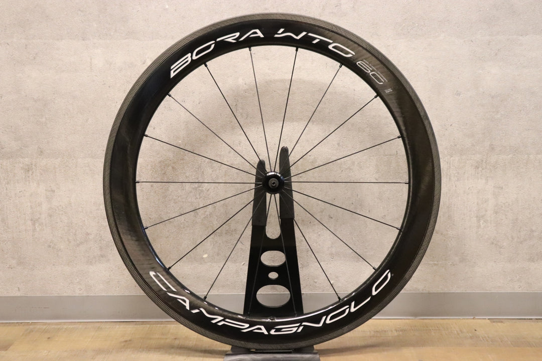 新品未使用 カンパニョーロ CAMPAGNOLO ボーラ BORA WTO 60 RIM AC3 カーボン クリンチャー チューブレス フロントホイール シマノ 19C 【さいたま浦和店】