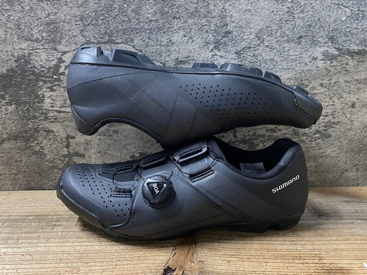 KB191 シマノ SHIMANO XC3 WIDE SH-XC300M L01 E ビンディングシューズ 2穴 BOA 黒 EU41