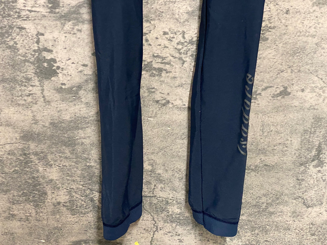 KD150 イザドア Isadore SIGNATURE THERMAL TIGHTS カーゴ ビブタイツ 紺 L 裏起毛 ※パットあたり