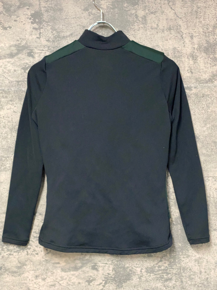 JT098 パールイズミ PEARL iZUMi 長袖 ミドルレイヤー 黒 S 裏起毛 防風