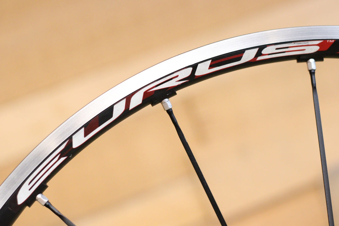 カンパニョーロ CAMPAGNOLO ユーラス EURUS 2WAY-FIT シマノ 10S ナローリム 15C アルミ チューブレス ホイールセット 【立川店】