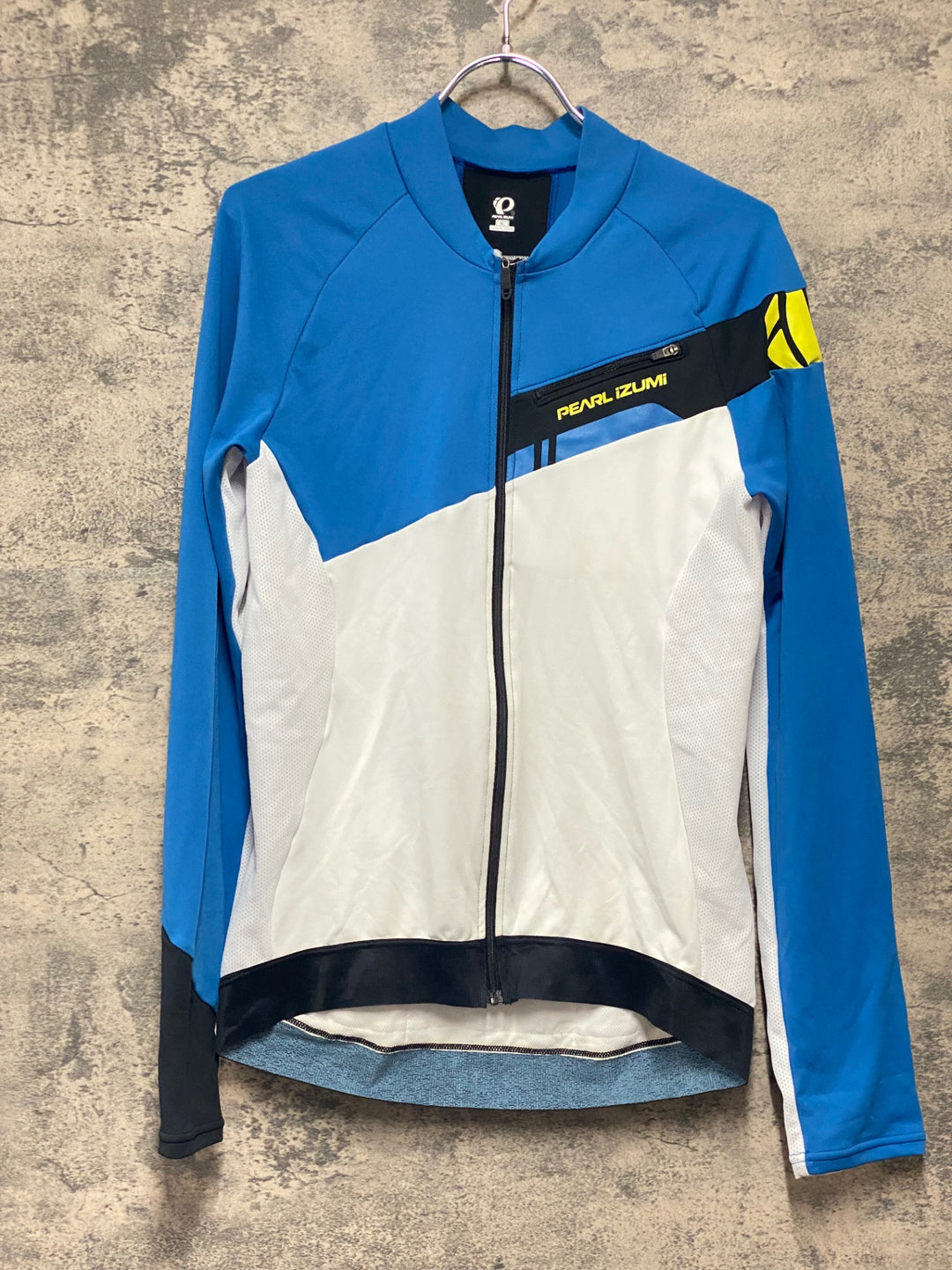 KC645 パールイズミ PEARL iZUMi 長袖 サイクルジャージ 水 白 XL