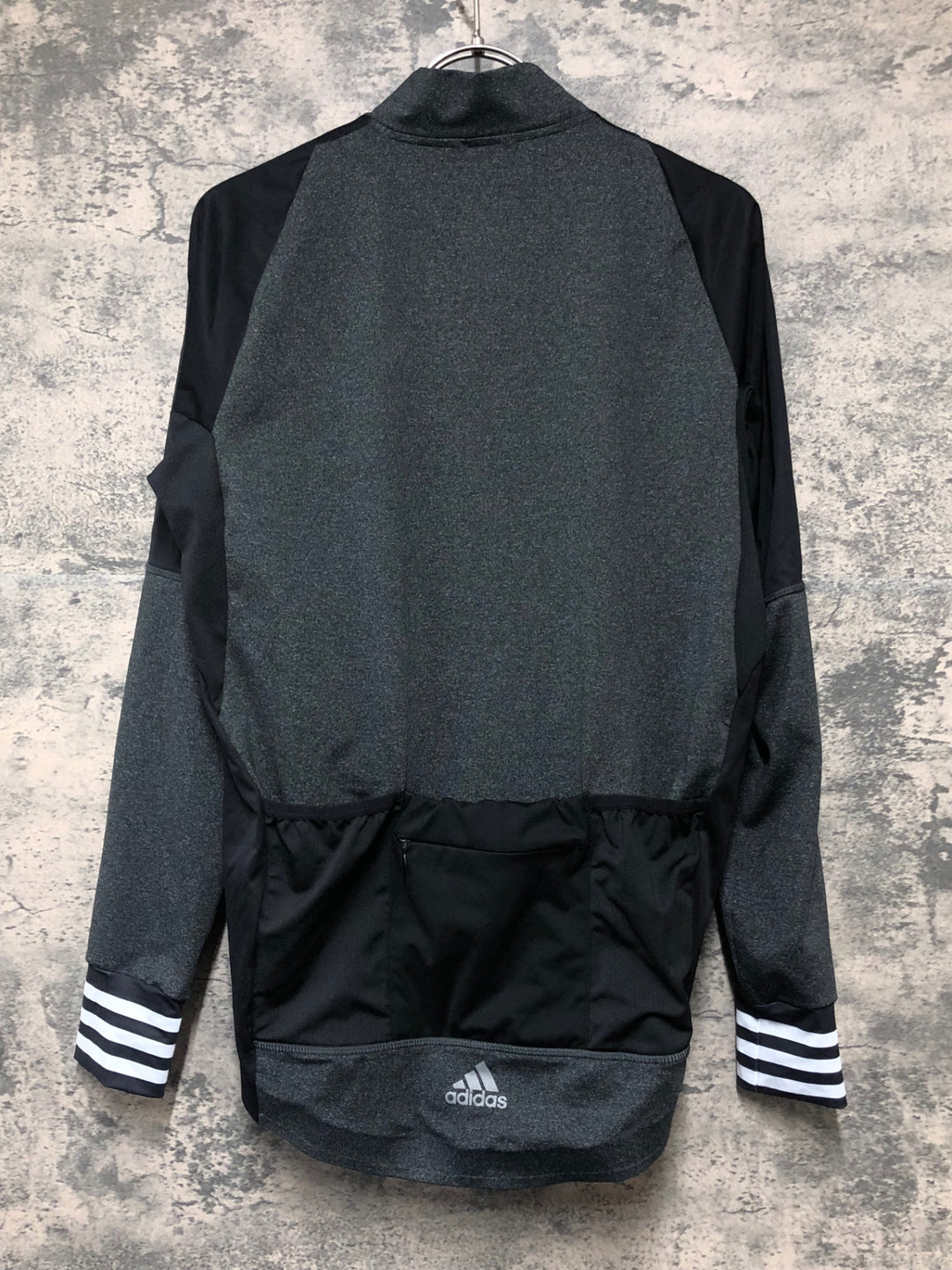 KL248 アディダス adidas 長袖 サイクルジャージ 黒 O
