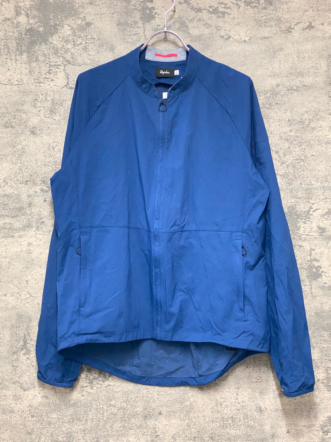 KB084 ラファ Rapha PACK JACKET 長袖 ウィンドブレーカー 紺 L