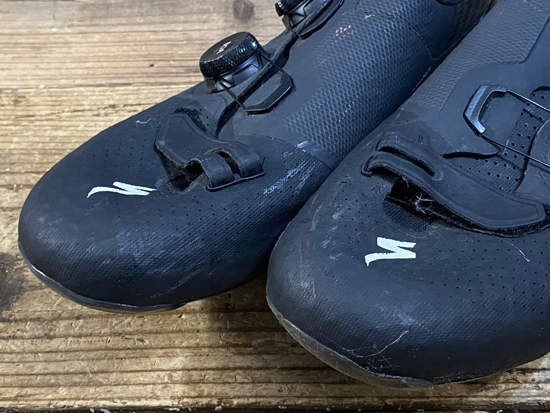 KI833 スペシャライズド SPECIALIZED S-WORKS 7 ビンディングシューズ EU42 黒 3穴