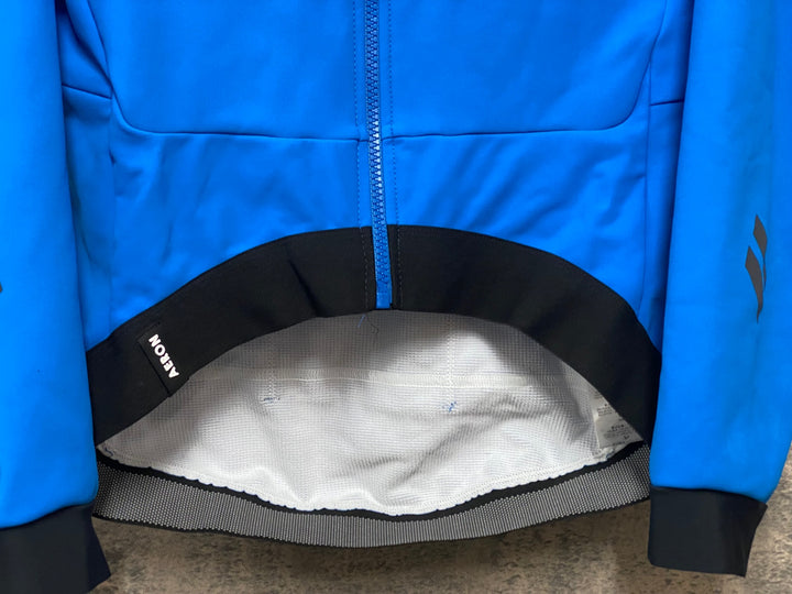 KA851 dhb AERON 長袖 サイクルジャケット 青 S 裏起毛