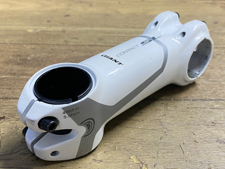 KN805 ジャイアント GIANT コンタクト CONTACT SL アルミステム 白 Φ31.8 OD2 110mm 8°