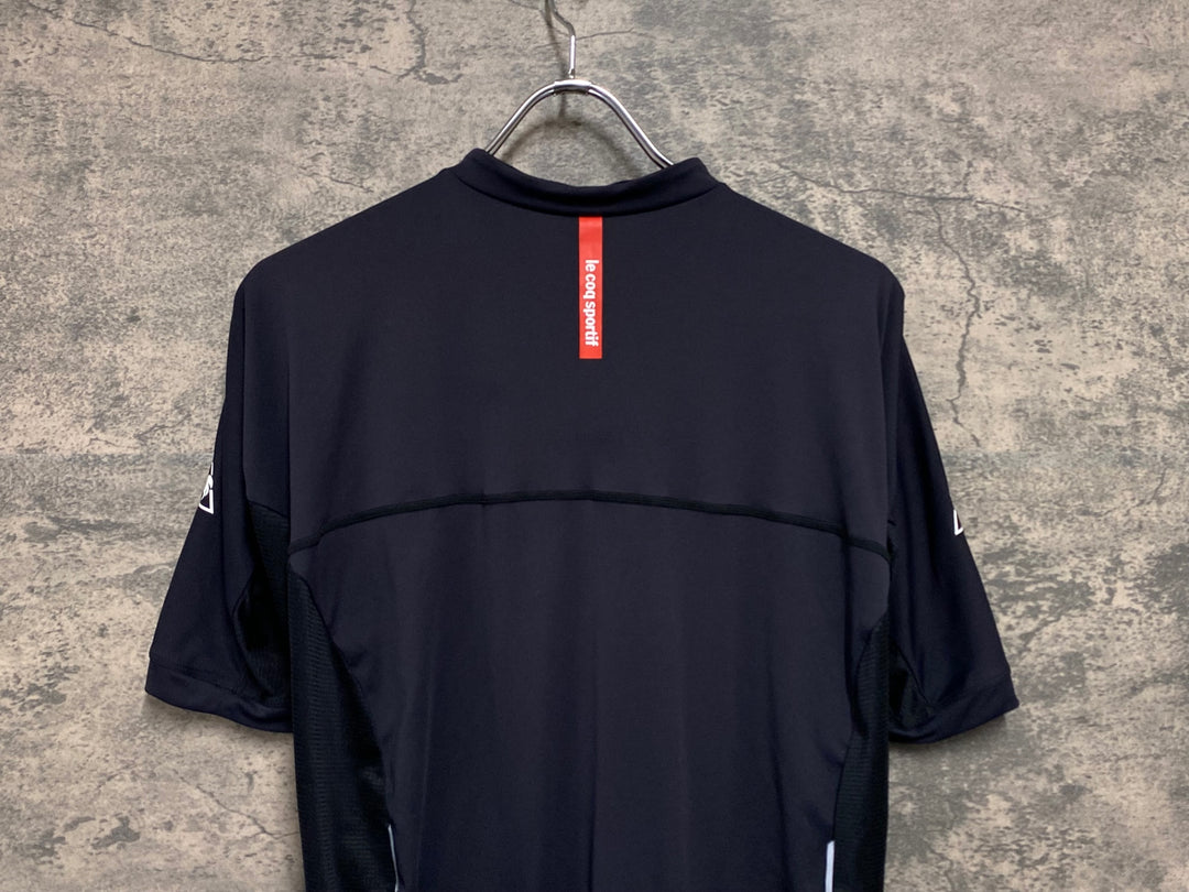 JW556 ルコックスポルティフ le coq sportif 半袖 サイクルジャージ 黒 O