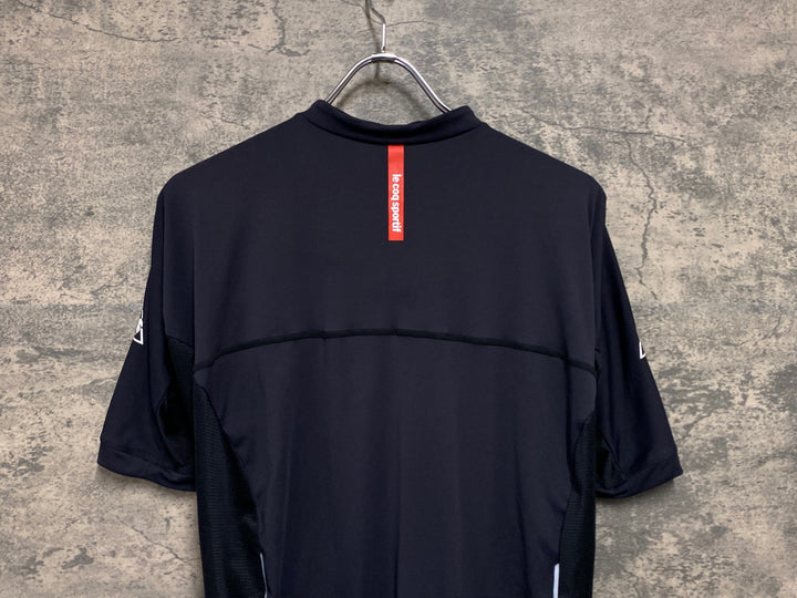 JW556 ルコックスポルティフ le coq sportif 半袖 サイクルジャージ 黒 O