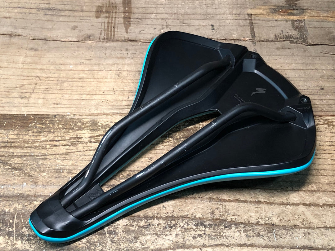JF085 スペシャライズド SPECIALIZED パワー POWER ARC サドル ターコイズ Hollow Ti レール 155mm