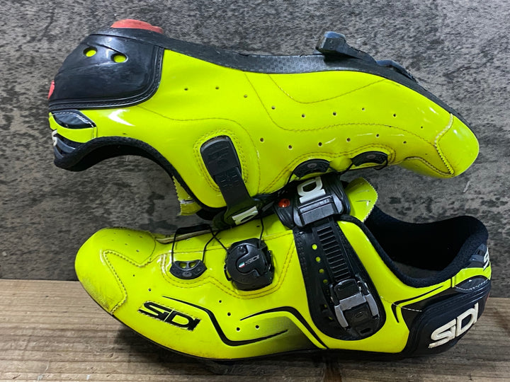 KF664 シディ SIDI カオス KAOS ビンディングシューズ 3穴 黄色 EU43