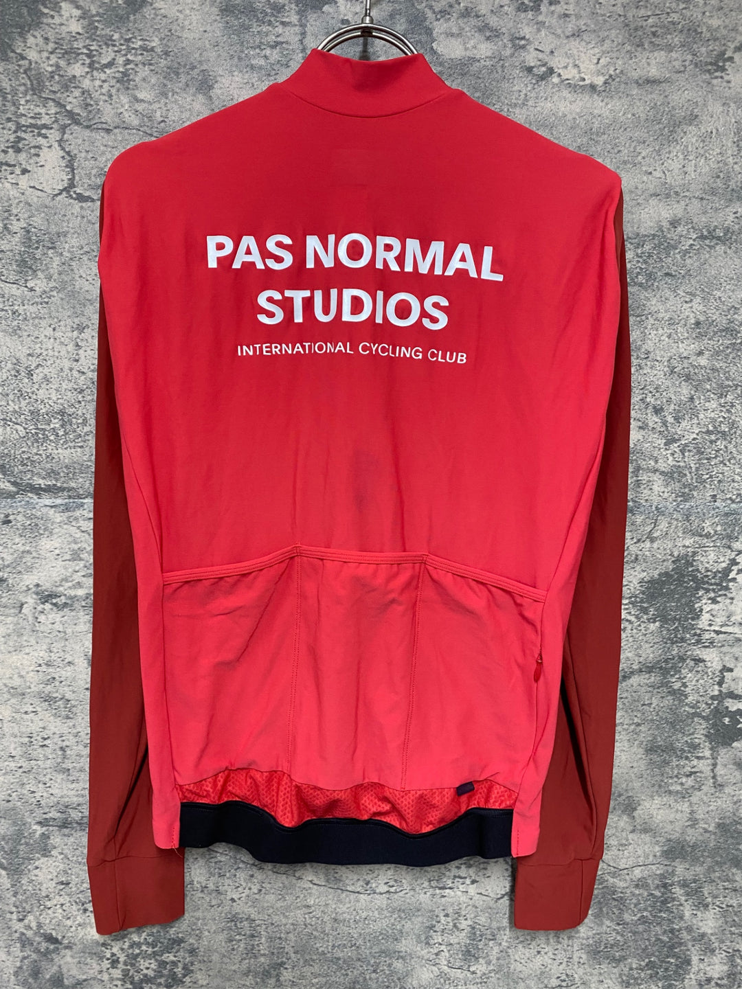 JY478 パスノーマルスタジオ PAS NORMAL STUDIOS Mechanism Long Sleeve Jersey 長袖 サイクルジャージ レッド M
