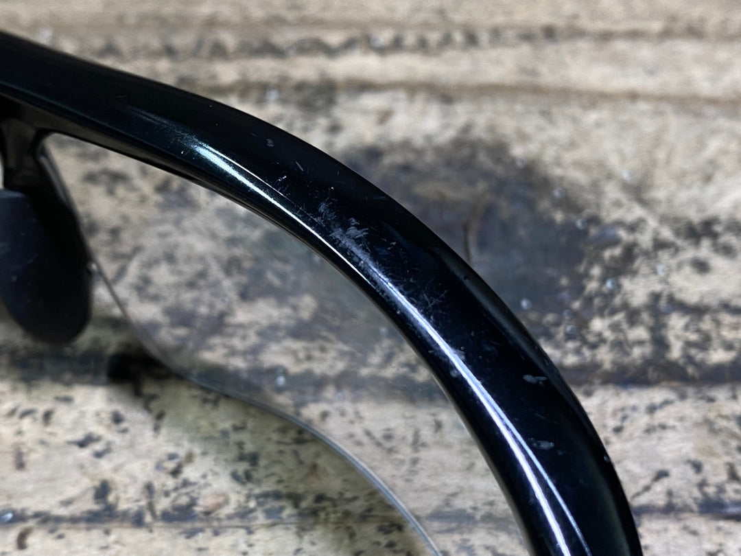JO258 オークリー OAKLEY FLAK サングラス アイウェア 黒 TITANIUM ※レンズ傷