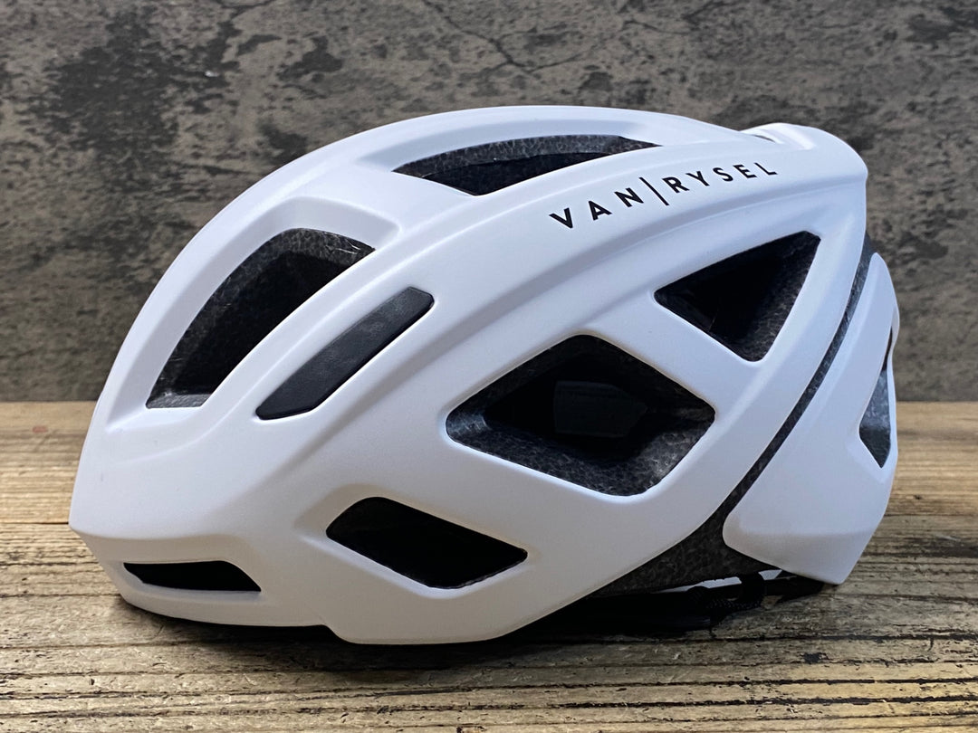 KL366 デカトロン DECATHLON VANRYSEL RoadR 500 ヘルメット 白 M55/59