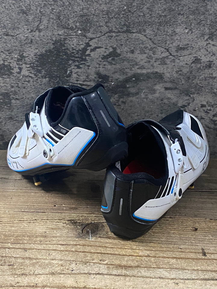 KE260 シマノ SHIMANO SH-R171W ビンディングシューズ SPD-SL 白黒 EU43