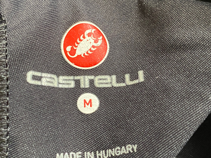 KH167 カステリ CASTELLI ロッソコルサ ROSSO CORSA レーサーパンツ 黒 M ※タグカット