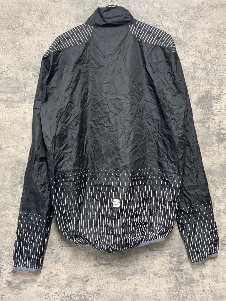 KD153 スポーツフル sportful 長袖 ウィンドブレーカー 黒 XL