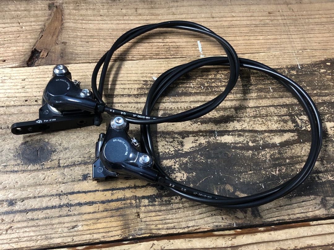 KG486 シマノ SHIMANO アルテグラ ULTEGRA BR-R8070 油圧 ディスクブレーキキャリパー 前後セット