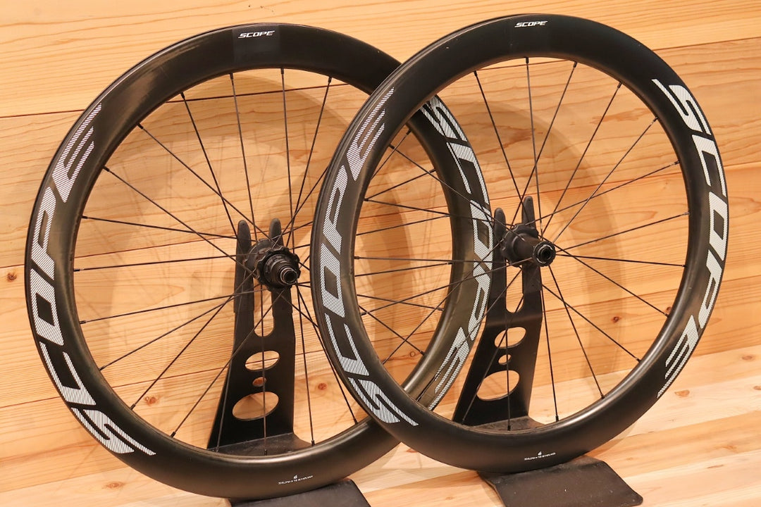 スコープ SCOPE R5 DISC カーボン チューブレス ホイールセット スラムXDR12S ワイドリム 21C 【千葉店】