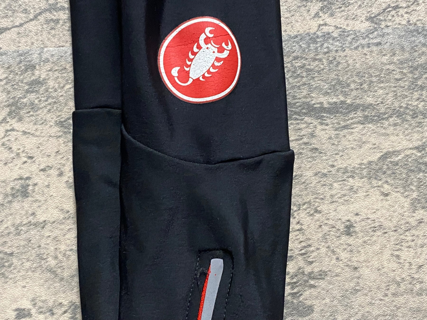 JV450 カステリ CASTELLI ロッソコルサ ROSSO CORSA ビブタイツ 黒 S
