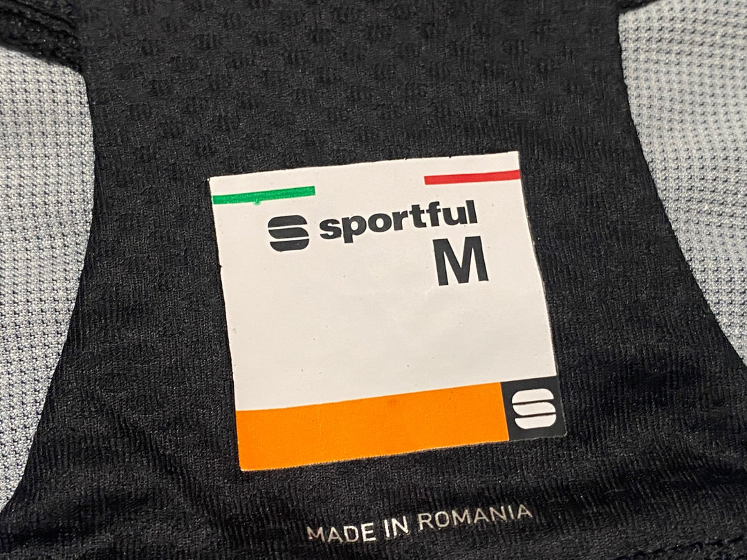 KJ812 スポーツフル sportful 半袖 サイクルジャージ 黒 緑 M BORA hansgrohe
