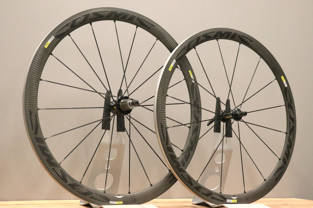マヴィック MAVIC コスミック カーボン COSMIC CARBONE 40 ELITE アルミ/カーボン クリンチャー シマノ 11/12S ホイールセット ナローリム 13c【仙台店】