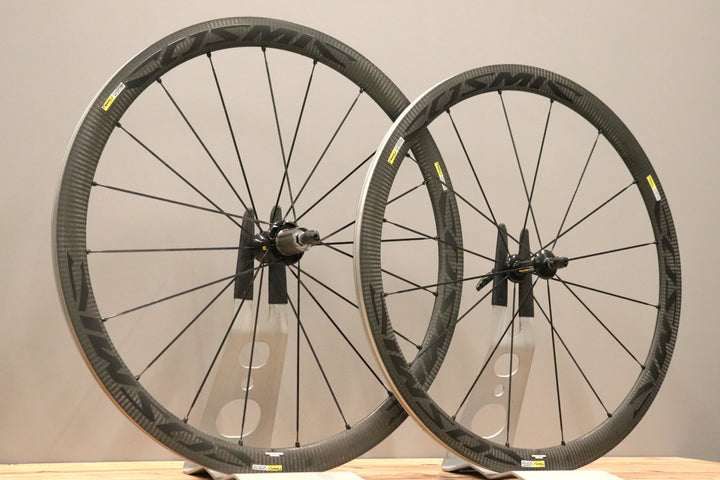 マヴィック MAVIC コスミック カーボン COSMIC CARBONE 40 ELITE アルミ/カーボン クリンチャー シマノ 11/12S ホイールセット ナローリム 13c【仙台店】
