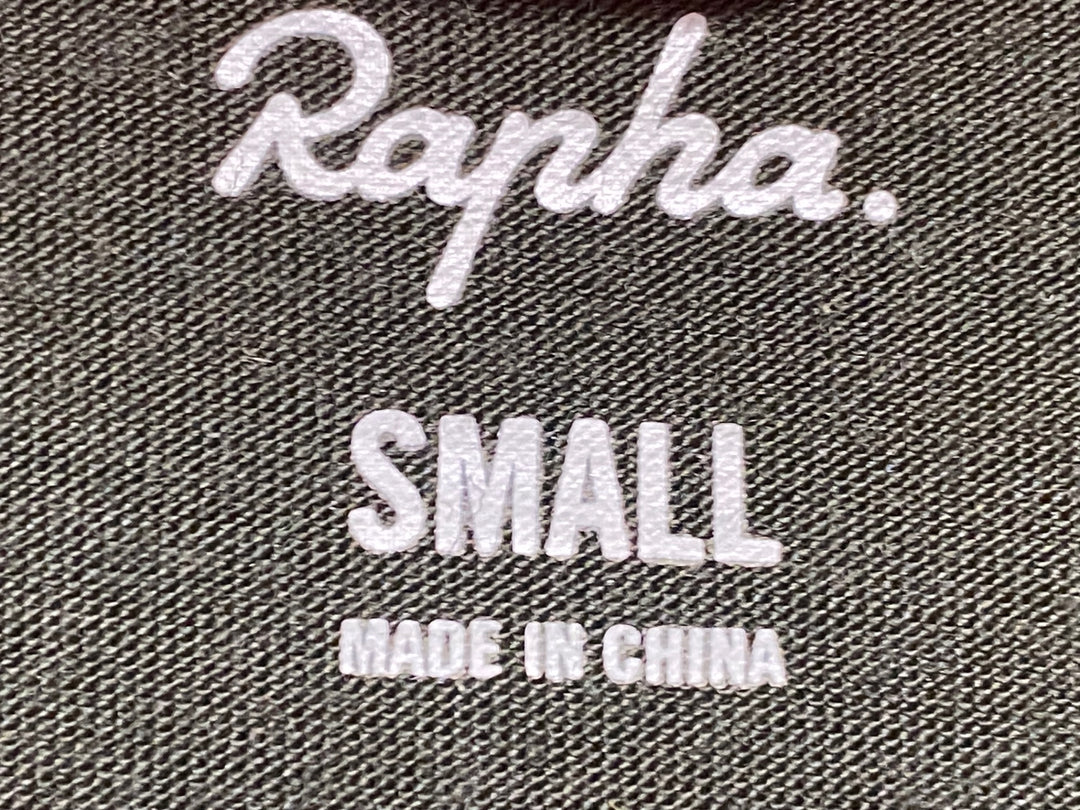 JQ364 ラファ Rapha LONG SLEEVE BREVET WINDBLOCK JERSEY 長袖 サイクルジャージ 緑 S