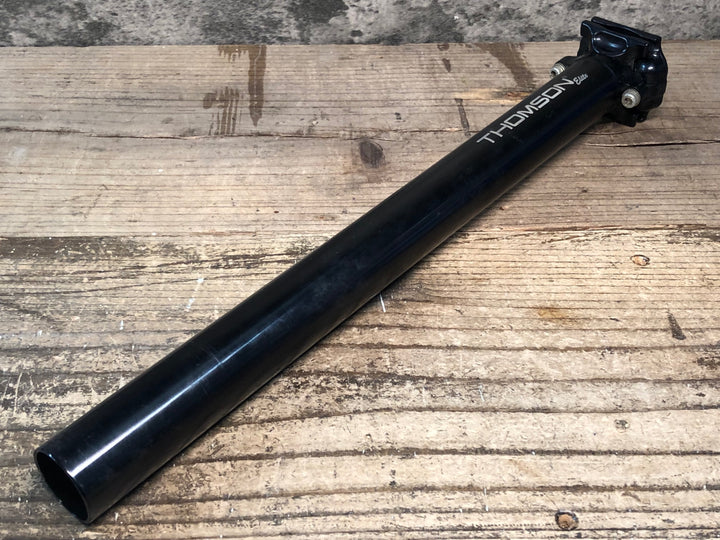 JG166 トムソン THOMSON Elite アルミ シートポスト 黒 Φ31.6 367mm SB0mm