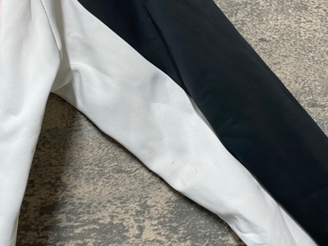 KC849 ルコックスポルティフ le coq sportif 長袖 サイクルジャケット 黒 M 裏起毛 ※たばこ臭