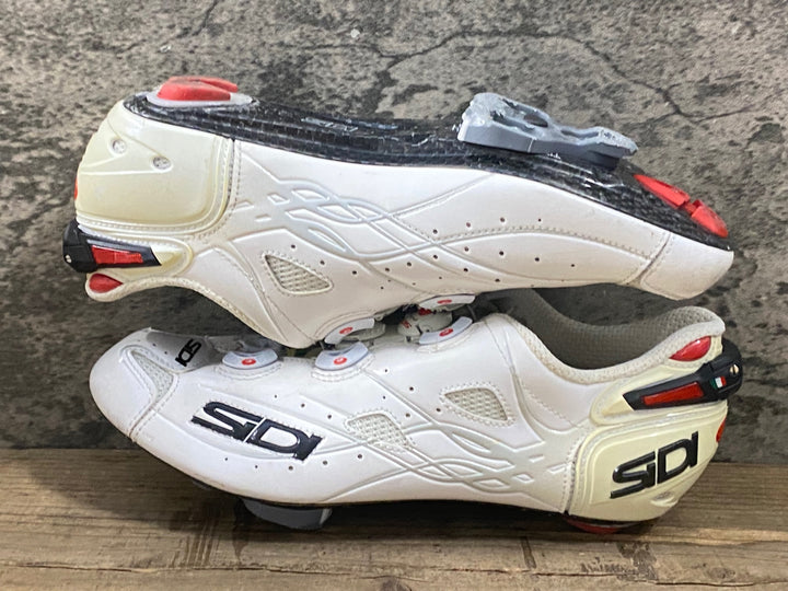 KM200 シディ SIDI SHOT ビンディングシューズ 3穴 白 EU41
