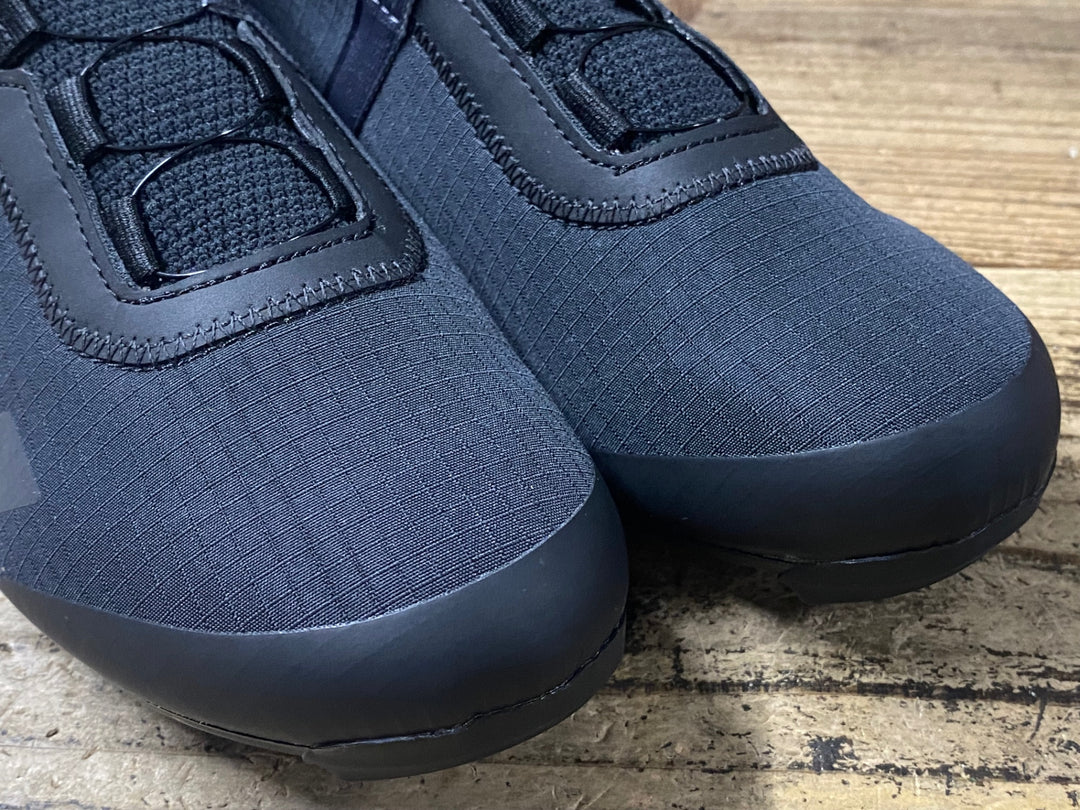 KH842 アディダス adidas THE PARLEY ROAD SHOE BOA ビンディングシューズ 3穴 黒 EU40 2/3