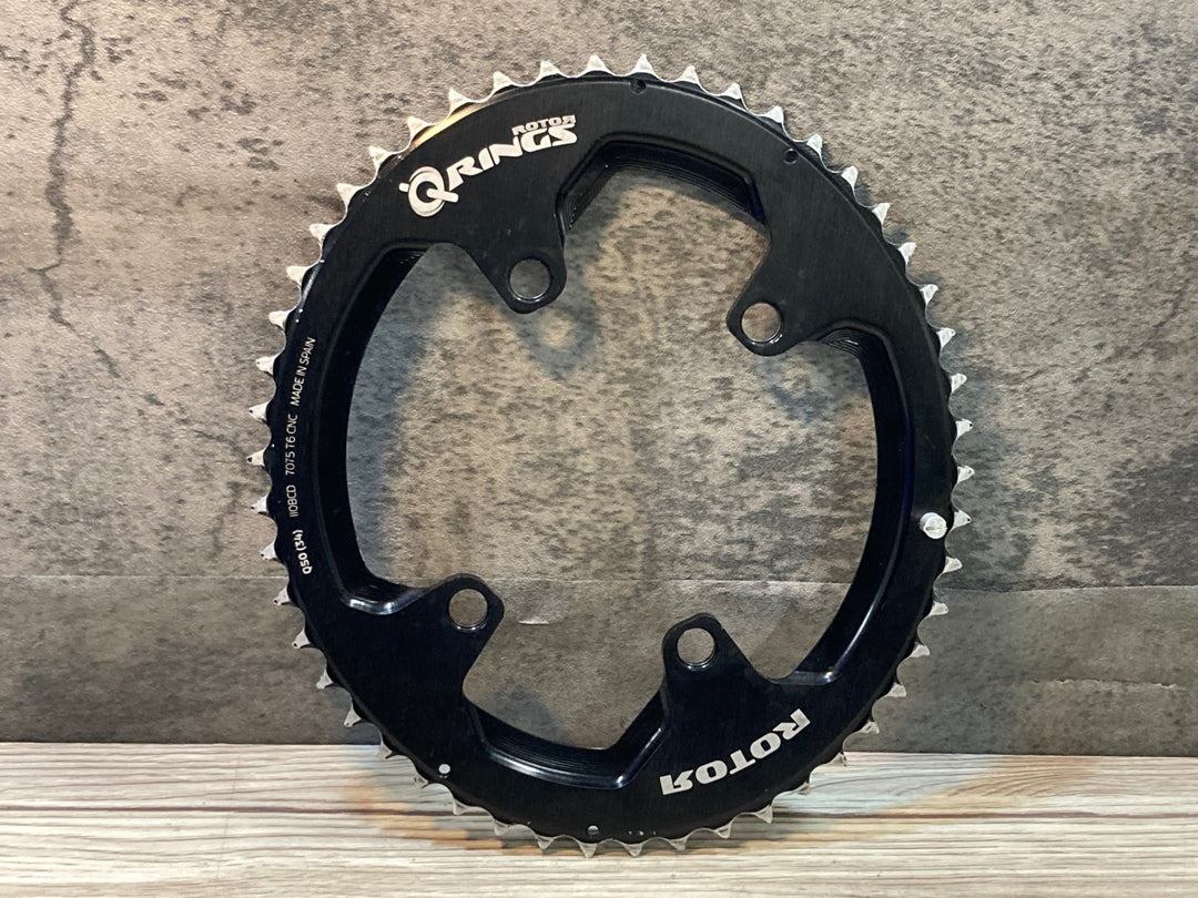 JR684 ローター ROTOR Q-RINGS 50T 楕円チェーンリング BCD110 アウターリング