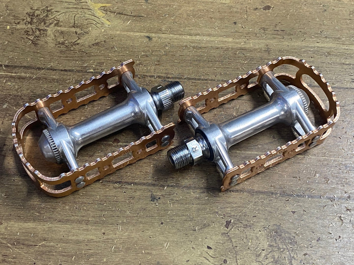 KF908 三ヶ島 MKS BM-7 フラットペダル カッパー