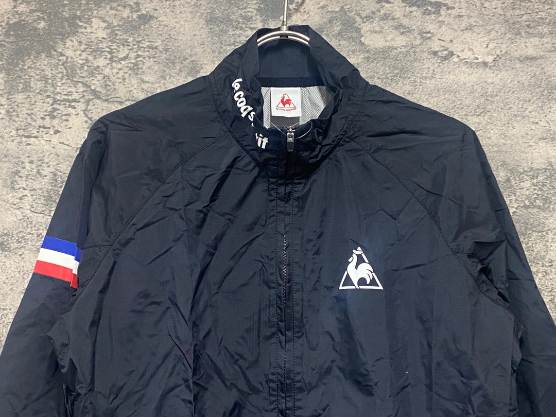 JW111 ルコックスポルティフ le coq sportif 長袖 レインジャケット 黒 M