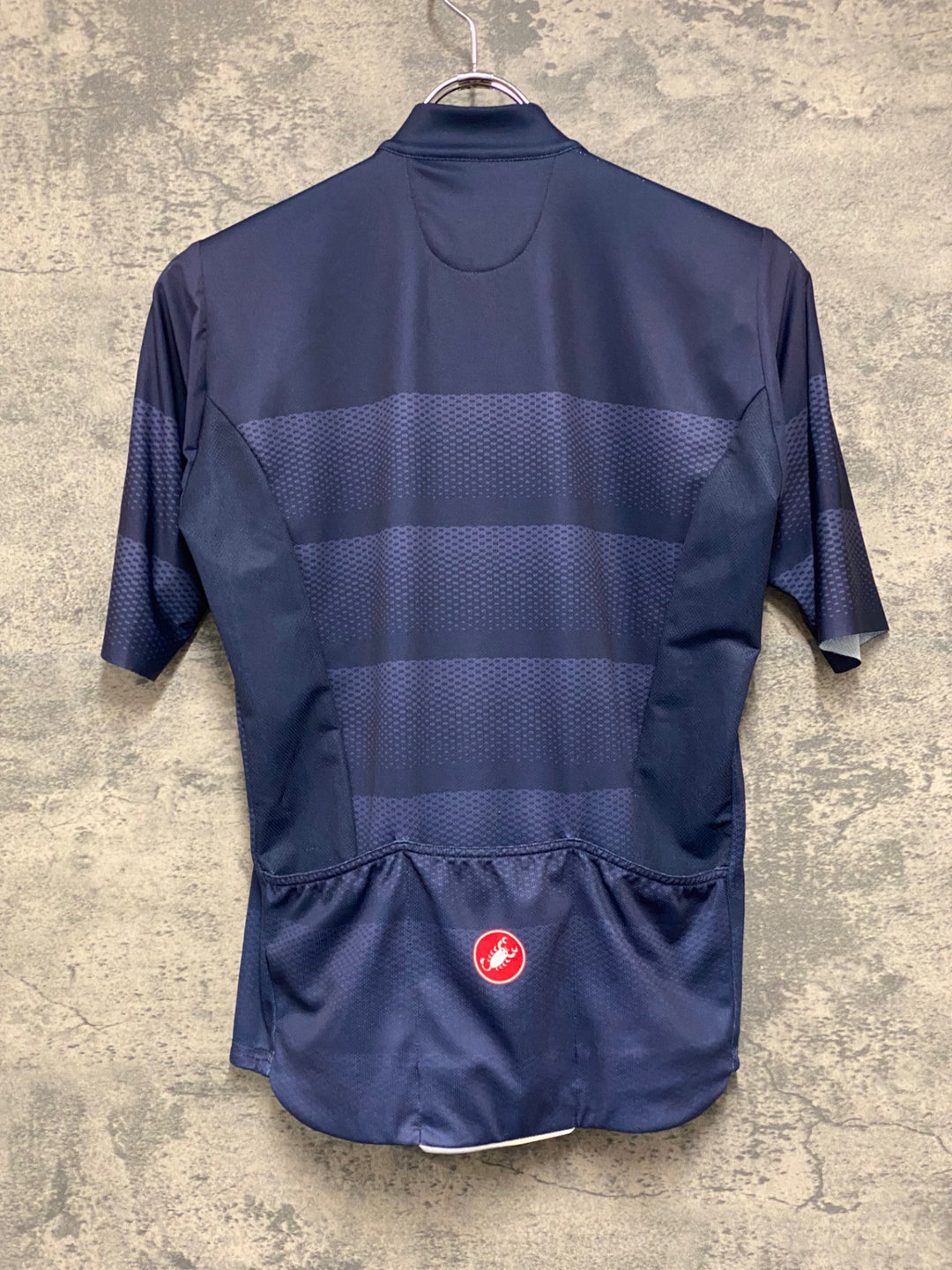 JU083 カステリ CASTELLI 半袖 サイクルジャージ ネイビー M